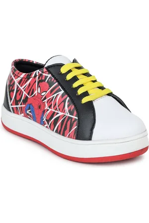 toothless Boys Spider-Man Printed Comfort Insole Sneakers