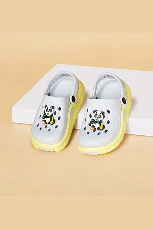 Pantaloons Boys Panda Applique Clogs