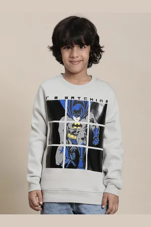 Kidsville Batman Printed Round Neck Sweatshirt