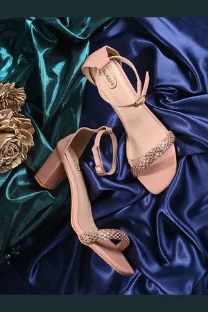 PANAHI Embellished Block Heels
