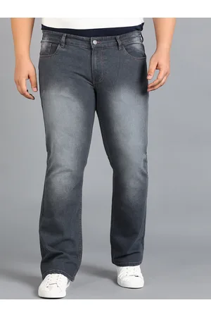 URBANO Men Bootcut Heavy Fade Clean Look Stretchable Jeans