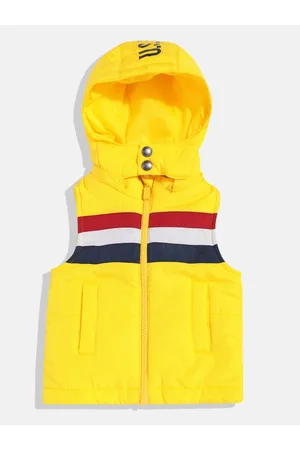 Ralph Lauren U.S. Polo Assn. Boys Brand Logo Striped Padded Jacket