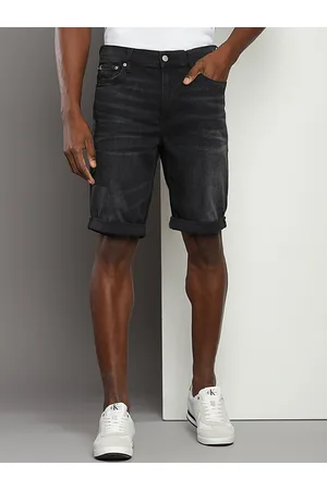 Calvin Klein Men Mid-Rise Denim Shorts