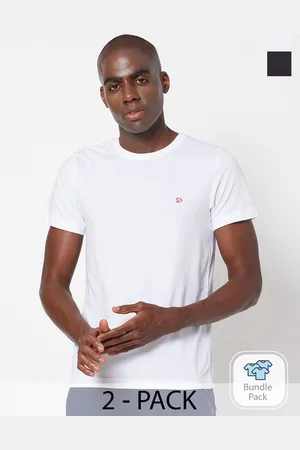 Sporto Pack Of 2 Round-Neck Regular Sports T-shirt