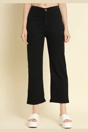 AngelFab Women Jean Straight Fit High-Rise Stretchable Cotton Jeans