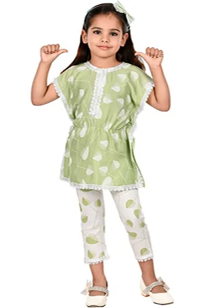 BAESD Girls Printed Top With Capris