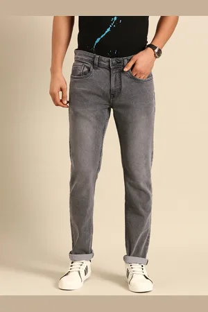 Being Human Men Mid-Rise Melange Slim Fit Heavy Fade Stretchable Jeans