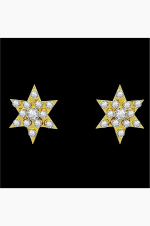 Comet Busters Star Shaped Stone Studs Non Piercing Ear Stickers