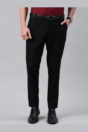 WHITE HEART Men Mid-Raise Smart Regular Fit Formal Trousers