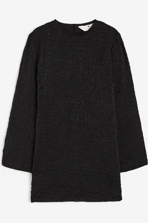 H&M Girls Textured-Weave Dress