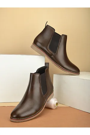 Buy Roadster Men Black Solid Chelsea Boots - Casual Shoes for Men