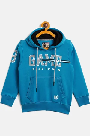 Duke Boys Typography Printed Hooded Fleece Sweatshirt