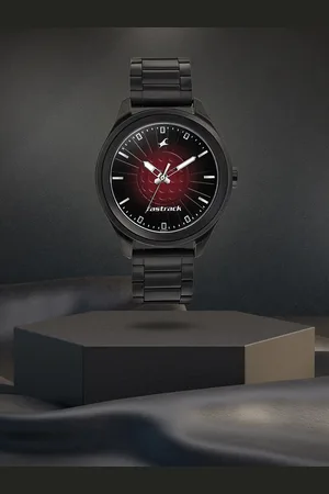Fastrack Sunburn Men Black Analogue watch 3234NM01