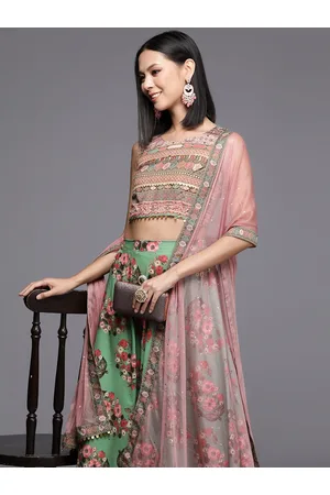 Ahalyaa Printed Ready to Wear Lehenga & Blouse With Dupatta
