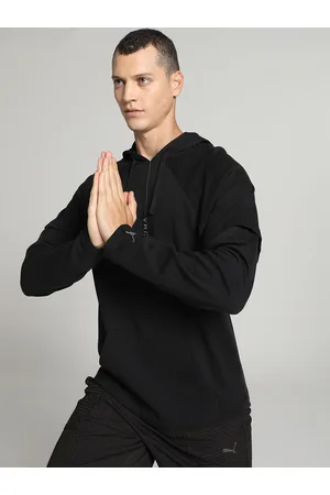 PUMA Men Studio Plastic Free Training Cotton Hooded Sweatshirt