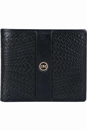 Da Milano Textured Leather Two Fold Wallet