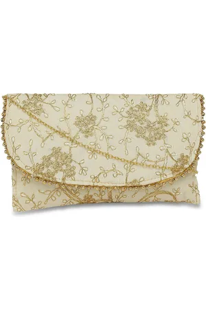 CRAYTON Floral Embroidered Purse Clutch