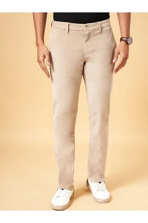 Pantaloons Men Slim Fit Low-Rise Regular Trousers