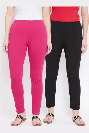 Castle Women Multicoloured Pack of 2 Regular Fit Solid Regular Trousers