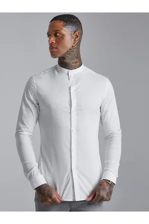 Boohoo Grandad Muscle Fit Casual Shirt