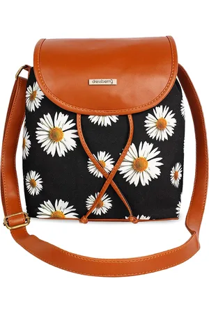 DressBerry Girls Floral Printed Structured Sling Bag