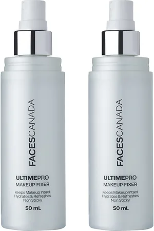 FACES CANADA Set of 2 Ultime Pro Non-Sticky Makeup Fixer with Hyaluronic Acid - 50ml each