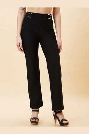 Globus Women Loose Fit High-Rise Trousers