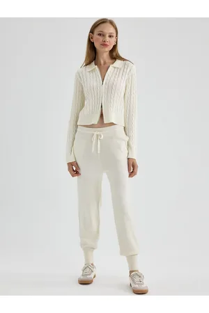 DeFacto Women Mid-Rise Acrylic Joggers