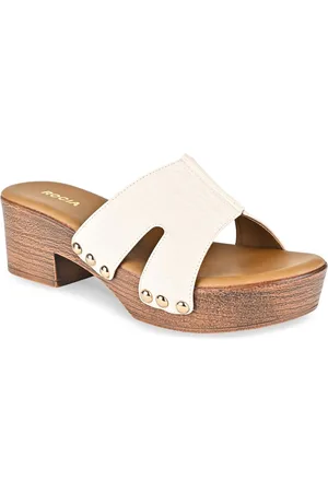 Rocia Open Toe Platform Heel Mules