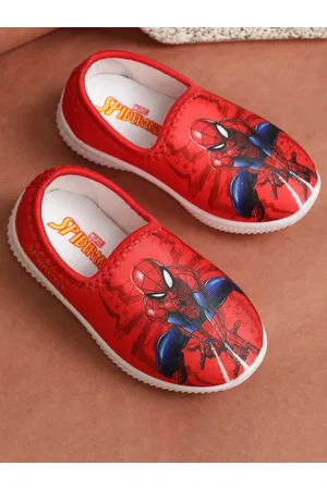 Kidsville Boys Spiderman Printed Slip-On Sneakers
