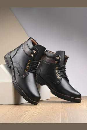 WOAKERS Men Mid Top Regular Boots