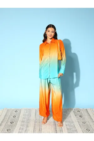 Indo Era Women Ombre Dyed Co-Ords Set