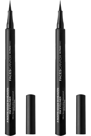 FACES CANADA Set of 2 Ultime Pro A Matte Made In Heaven Ink Eyeliner 1.2ml each - Black