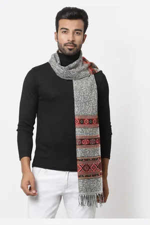 Weavers Villa Ethnic Motifs Self Design Mufflers