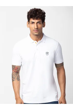 SPYKAR Men Polo Collar Slim Fit Cotton T-shirt