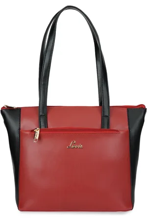 LAVIE Colourblocked Oversized Shopper Shoulder Bag