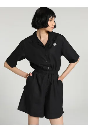 PUMA Download Lapel Collar Jumpsuit