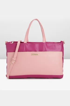 Caprese OLLIE Colourblocked Oversized Laptop Shoulder Bag