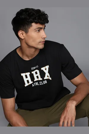 HRX Men Brand Logo Printed T-shirt