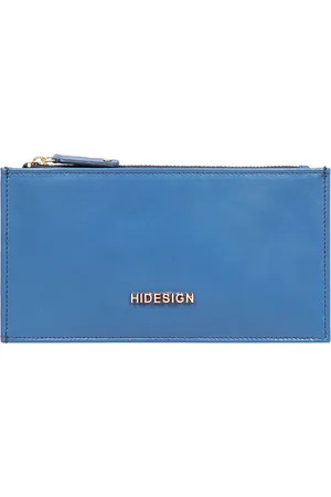 Hidesign Hong Kong Croco Red Textured Bi-Fold Wallet for Women