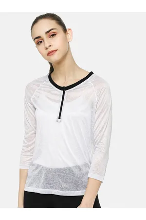 Campus Women White Solid Top