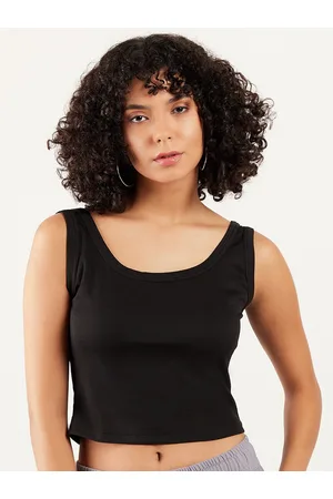 ATHENA Scoop Neck Crop Tank Top
