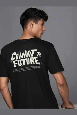 HRX Men Typography Printed T-shirt