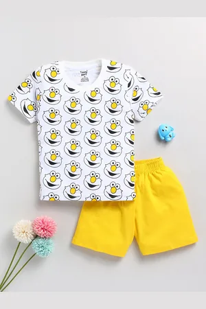 Toonyport Boys Printed Pure Cotton T-shirt With Shorts