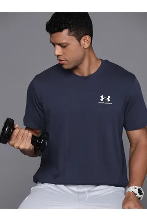 Under Armour Logo Embroidered Heavyweight Short Sleeve Longline Training T-shirt