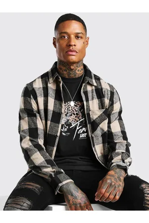 Boohoo Flannel Checked Casual Shirt
