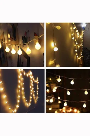 Ascension White 14 Pieces Ball Shaped String Fairy Lights