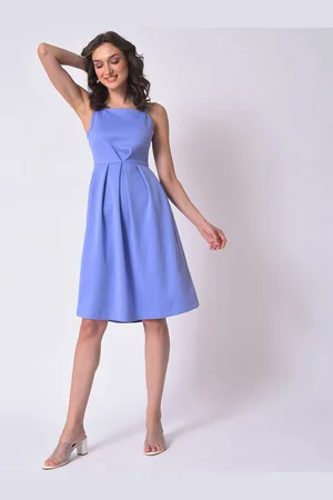 Campus Women Solid Stylish Sleeveless Casual Dresses