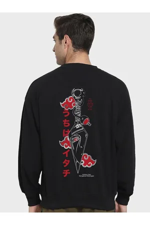 Bewakoof Itachi of Sharingan Graphic Printed Oversized Sweatshirt