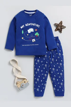 Toonyport Infant Boys Graphic Printed Pure Cotton Sweatshirt and Joggers